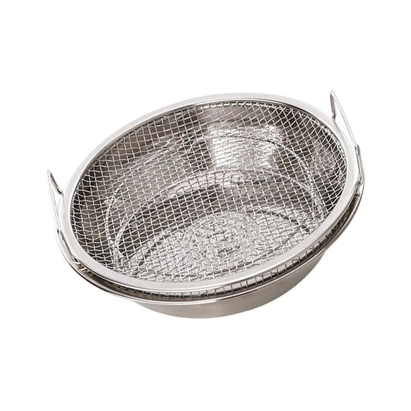 DOMELAY Fry Tray, French Fries Holder, Stainless Steel Vegetable Drainer, Kitchen Large