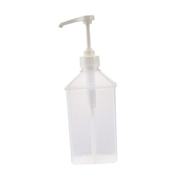 DOMELAY Syrup Bottle 33.8 Salad Sauce Dispenser Pump for Homes Hotel Use Restaurant 8CC