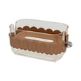 thumbnail image 1 of DOMELAY Tissue Paper Box Cover Desk Toilet Paper Organizer for Bathroom Laundry Room Coffee, 1 of 9
