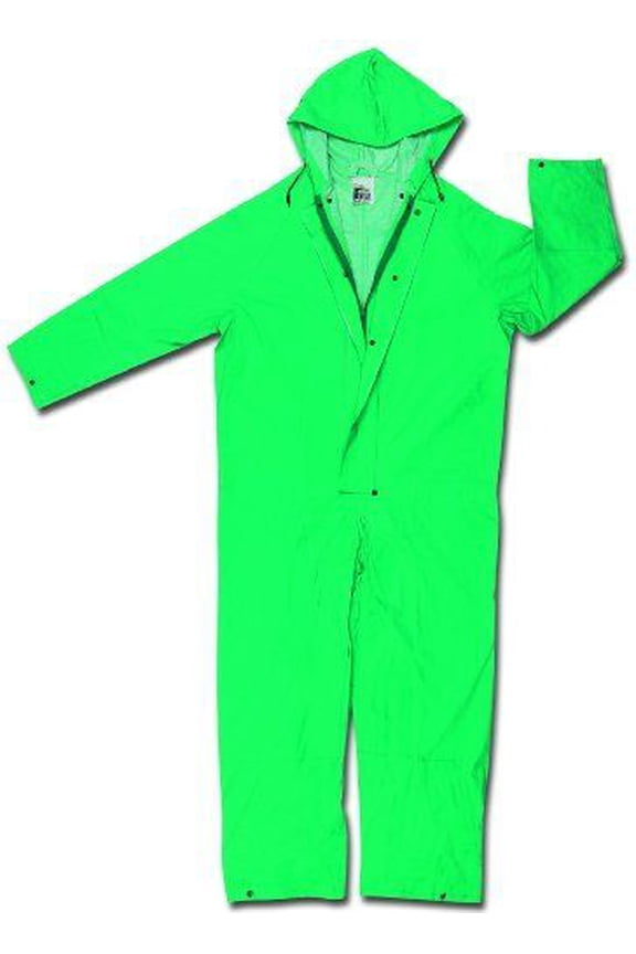 DOMINATOR- .35MM- PVC/POLYESTER- COVERALL- GREEN