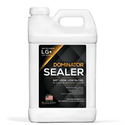 DOMINATOR LG Low Gloss Concrete and Paver Sealer, Acrylic Water Based Wet Look, 2.5 Gallon