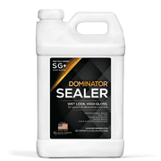 DOMINATOR SG+ High Gloss Paver Sealer, Wet Look, Acrylic Water Based, 2.5 gal