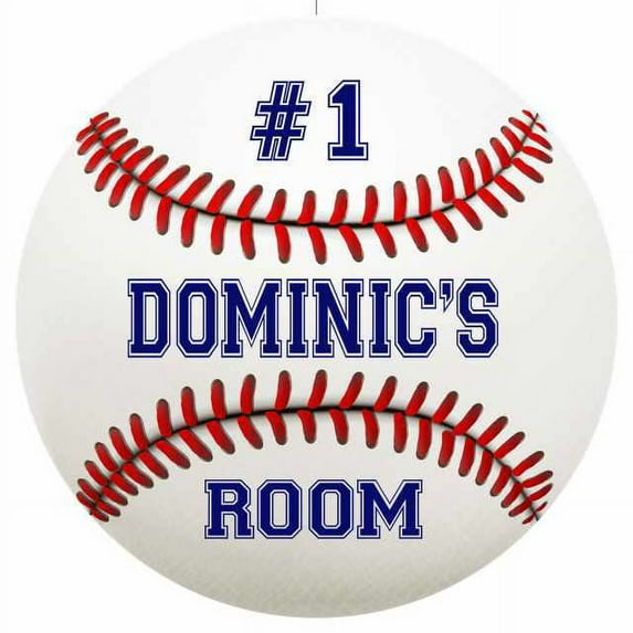 DOMINIC'S Bedroom 12" Round Metal Sign Boys Room Wall Décor Gift 200120030086