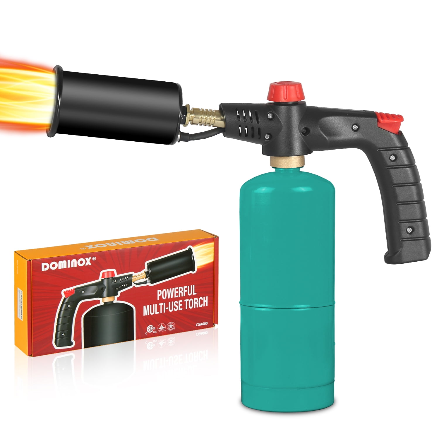 DOMINOX Propane Cooking Torch, Grill Gun, Kitchen Blow Torch, Sear