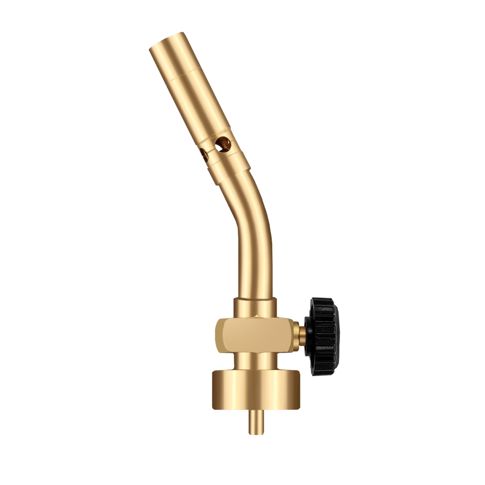DOMINOX Propane Torch Head, Manual Start Solid Brass Brazing Torch Fuel