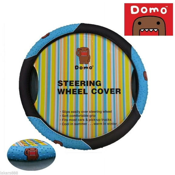 DOMO Universal Fit PVC Steering Wheel Cover Licensed Product Japanese Car Auto 14.5" to 15.5"