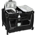 DOMQGA Baby 3 in 1 Portable Playard Playpen Bedside with