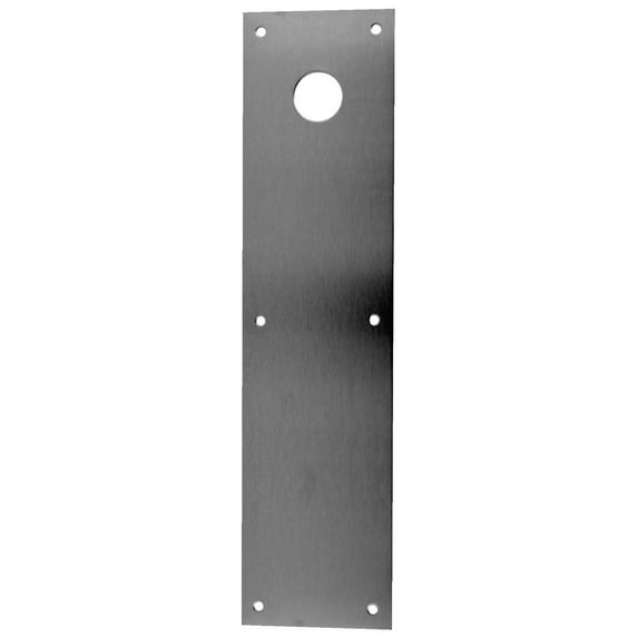 Don-Jo CFD-7015 Brass Push and Pull Plate with Holes, Satin Brass Finish, 3-1/2" Width x 15" Height