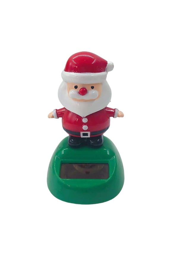 Car Solar Rocking Ornaments - Bring Joy & Cheer to Your Vehicle or Home!