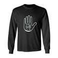 thumbnail image 1 of DON'T TALK TO ME Adult Long Sleeve T-shirt, 1 of 3