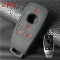 thumbnail image 1 of DON'T TOUCH MY KEY 2Pcs Car Key Fob Chain Case Cover Shell for Mercedes Benz C E S Class GLA GLB C63 AMG, 1 of 8