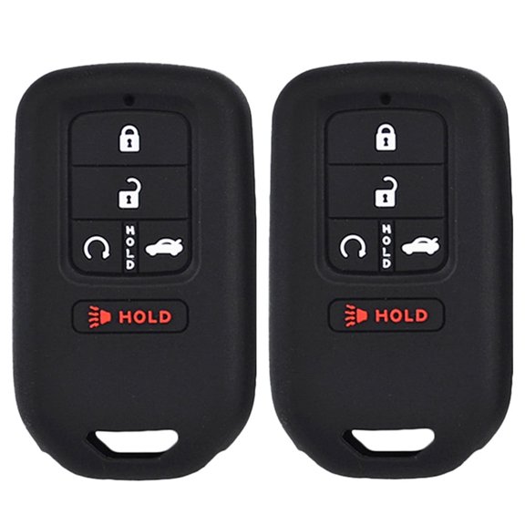 DON'T TOUCH MY KEY 2Pcs Silicone Key Case Cover for Honda Rubber Keyless Protective Remote Fob Smart