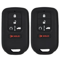 DON'T TOUCH MY KEY 2Pcs Silicone Key Case Cover for Honda Rubber Keyless Protective Remote Fob Smart