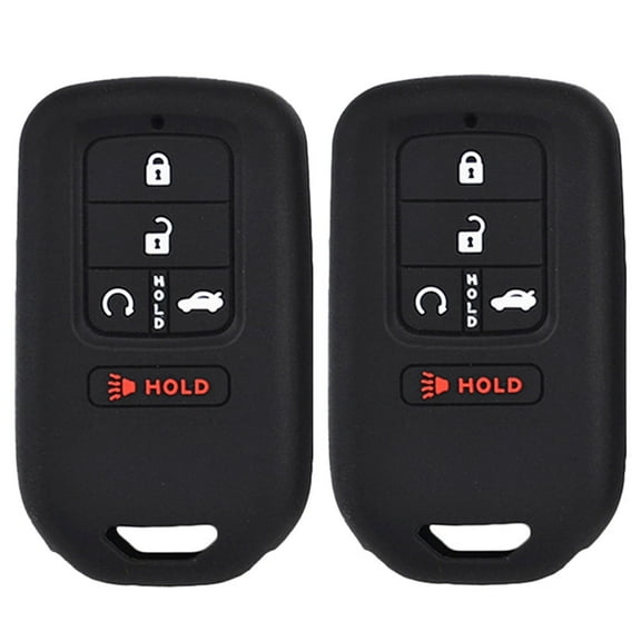 DON'T TOUCH MY KEY 2Pcs Silicone Key Case Cover for Honda Rubber Keyless Protective Remote Fob Smart