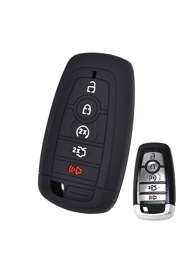 Car Key Ring Shell Cover Case Silicone for Ford F150 F350 Raptor Edge Expedition