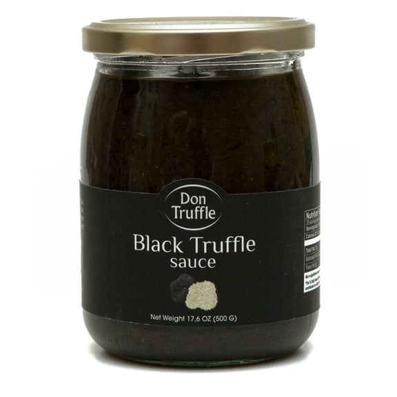 DON TRUFFLE Black truffle sauce 17,6 OZ (500g)- Multi-use. High quality. All natural, NO GMO and artificial additives.