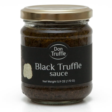 DON TRUFFLE Black truffle sauce 5,9 OZ (170g)- Multi-use. High quality. All natural, NO GMO and artificial additives.