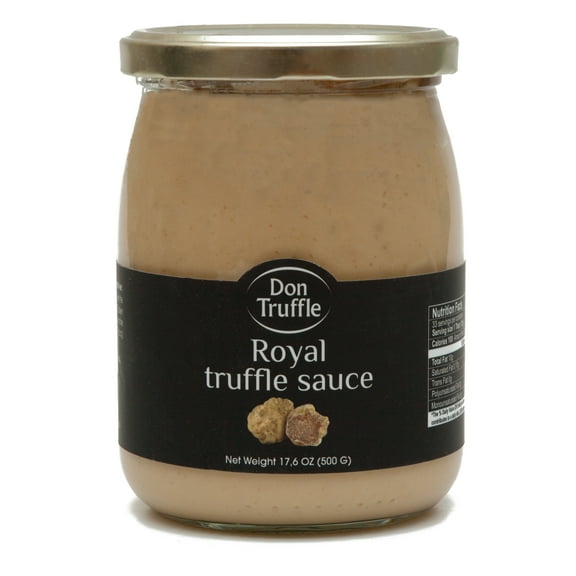 DON TRUFFLE Royal truffle sauce 17,6 OZ (500g)- Multi-use. High quality. All natural, NO GMO and artificial additives.