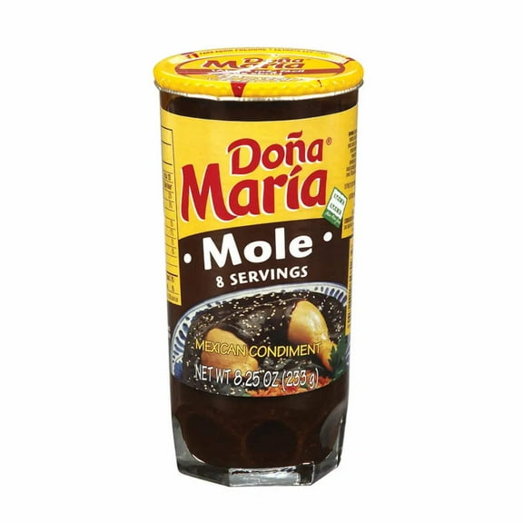 DONA MARIA Traditional Mole, Shelf Stable, 8.25 oz Regular Glass Jar