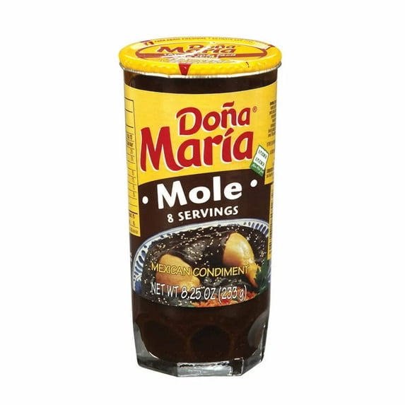 DONA MARIA Traditional Mole, Shelf Stable, 8.25 oz Regular Glass Jar