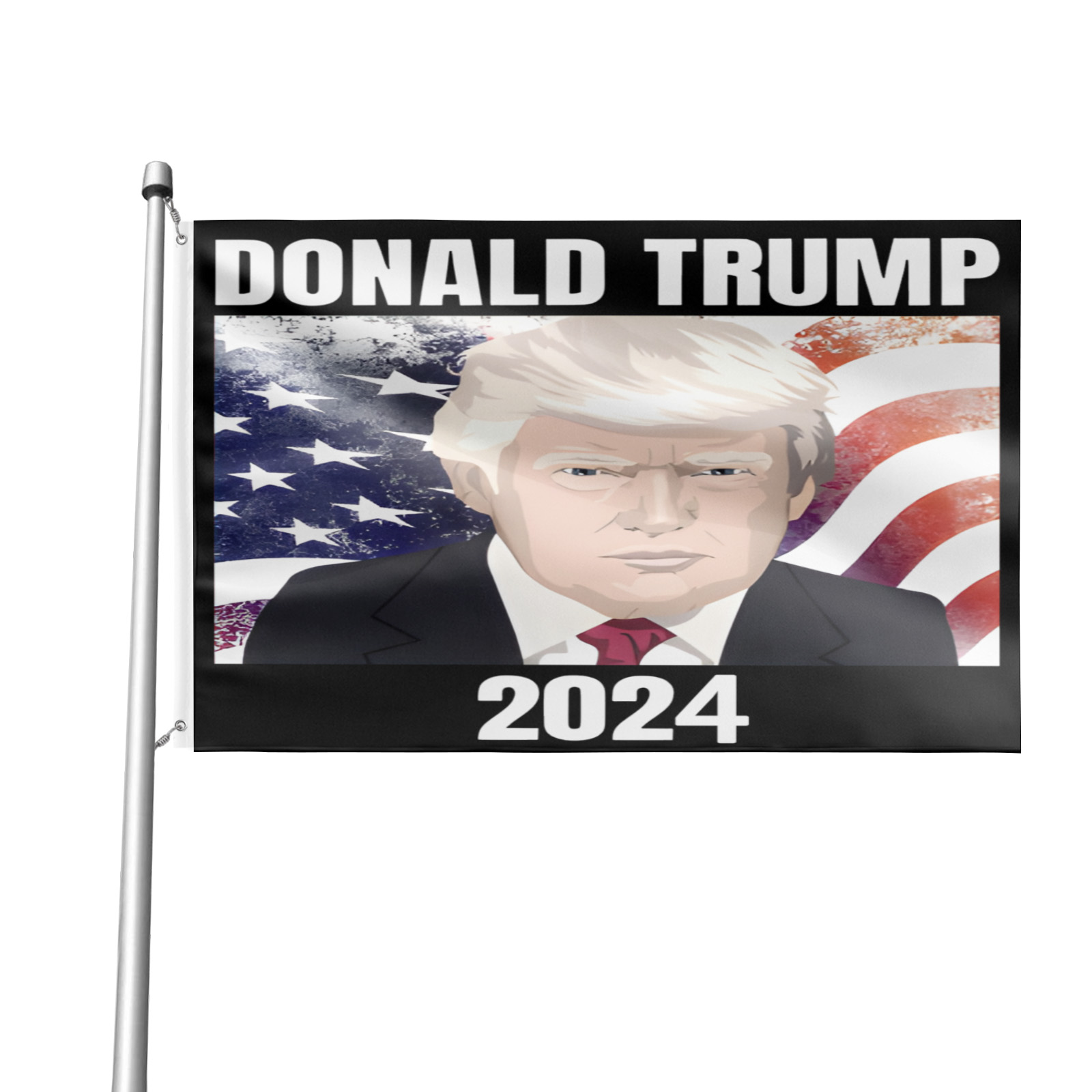 Trump 2024 Flagge Doppelseitig – 4x6 Fuß, Outdoor-tauglich