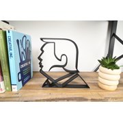 Donald Trump Side Silhouette Sculpture, Minimalist Political Home Decor