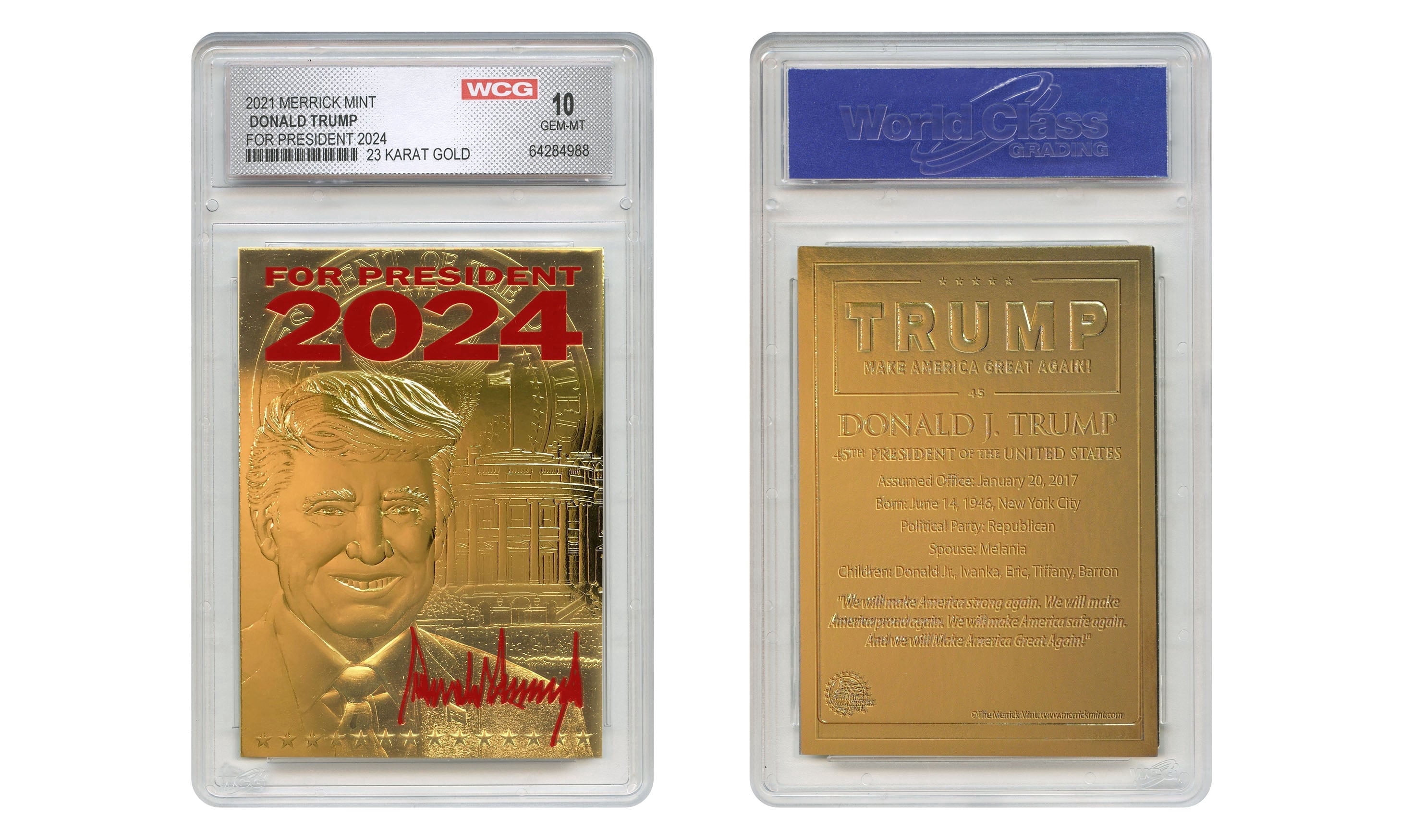 激レア アメリカ ギフトカード 6枚セット usdm DONALD-TRUMP-47th-President-