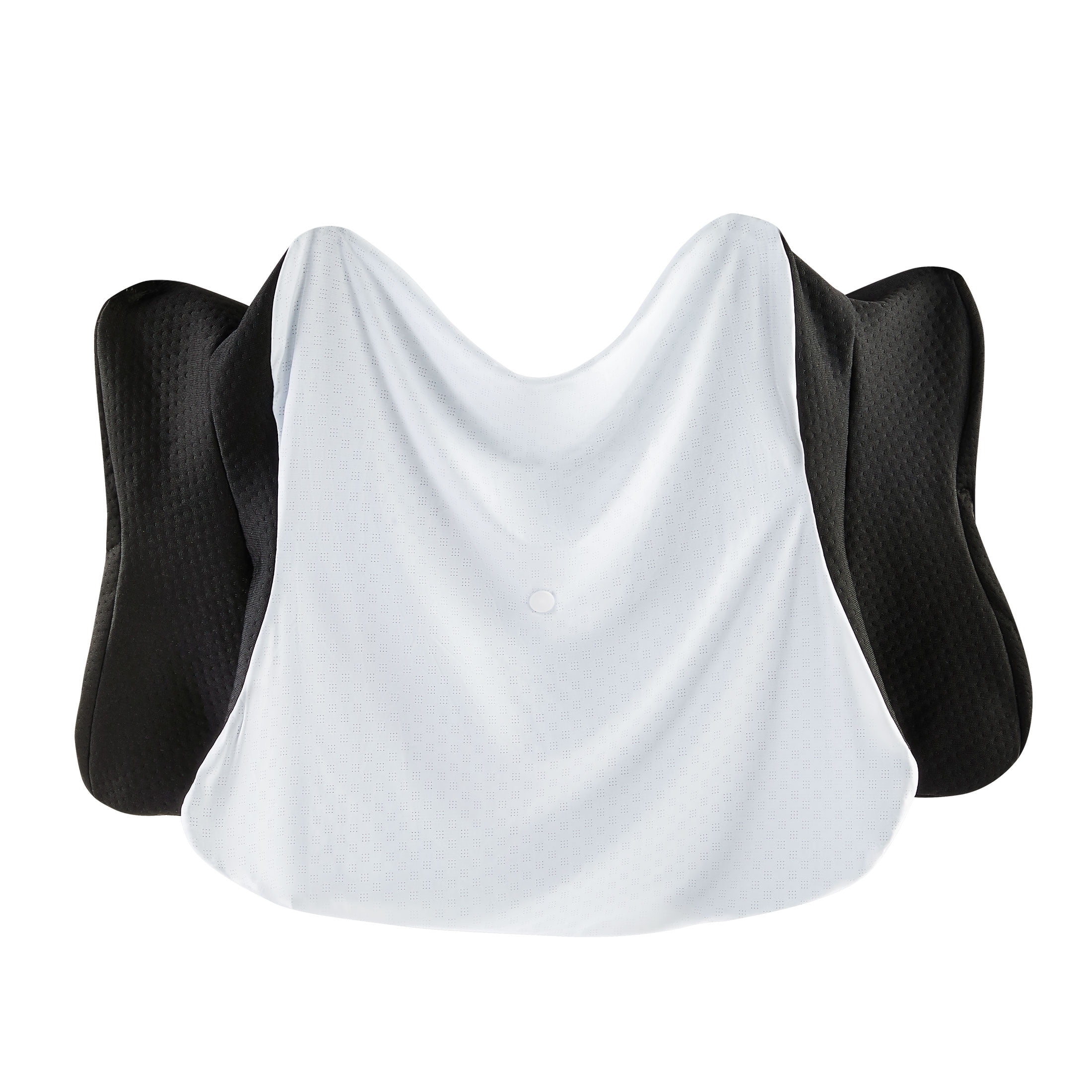 DONAMA Breathable Pillowcases Queen Size for Cervical Pillow Black