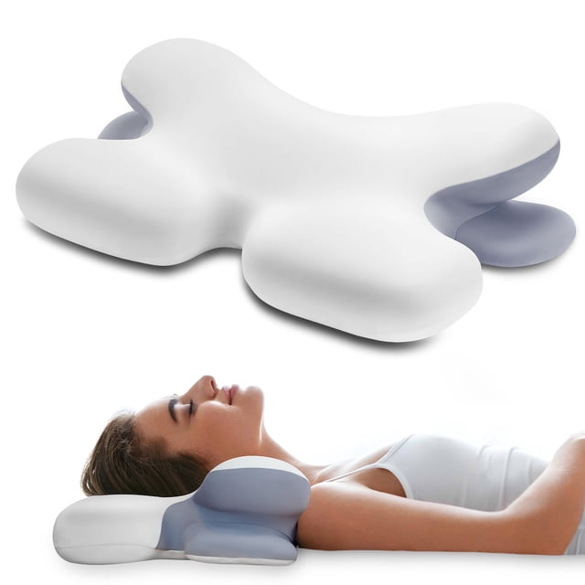 DONAMA Cervical Neck Pillow Ergonomic Contour Orthopedic Pillow for
