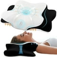 DONAMA Cervical Pillow for Neck Pain Relief,Contour Memory Foam