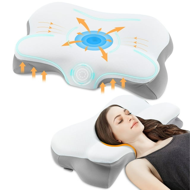DONAMA Cervical Pillow for Neck Pain Relief,Contour Memory Foam