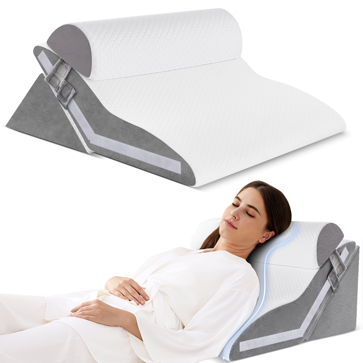POMMC DOR ブーティ23.5㎝　高さ4.5㎝ Dream Plush Memory Foam Side Sleeper Pillow with Cooling