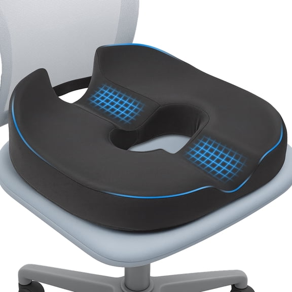 DONAMA Donut Chair cushion for pain relief, office chair cushion with memory foam