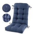 thumbnail image 1 of DONAMA Outdoor Rocking Chair Seat and Back Cushion - Waterproof - Navy Blue, 1 of 8
