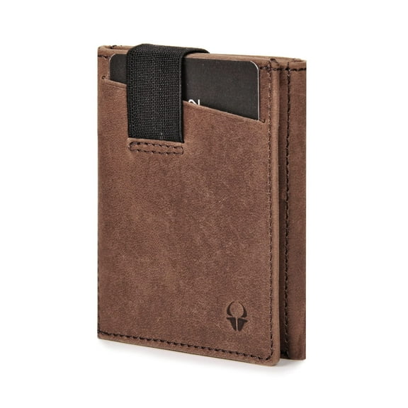 DONBOLSO 2 I Slim Wallet (Without Coin Pocket) I Vintage Brown with RFID Protection