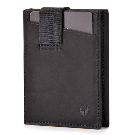 DONBOLSO Slim Card Wallet with RFID Protection, Thin Small Wallet, 9 Card Slots for up to 13 Cards