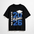 thumbnail image 1 of DONE Class Of 2026 Graduation For Her Him Grad Seniors 2026 T-Shirt, 1 of 7