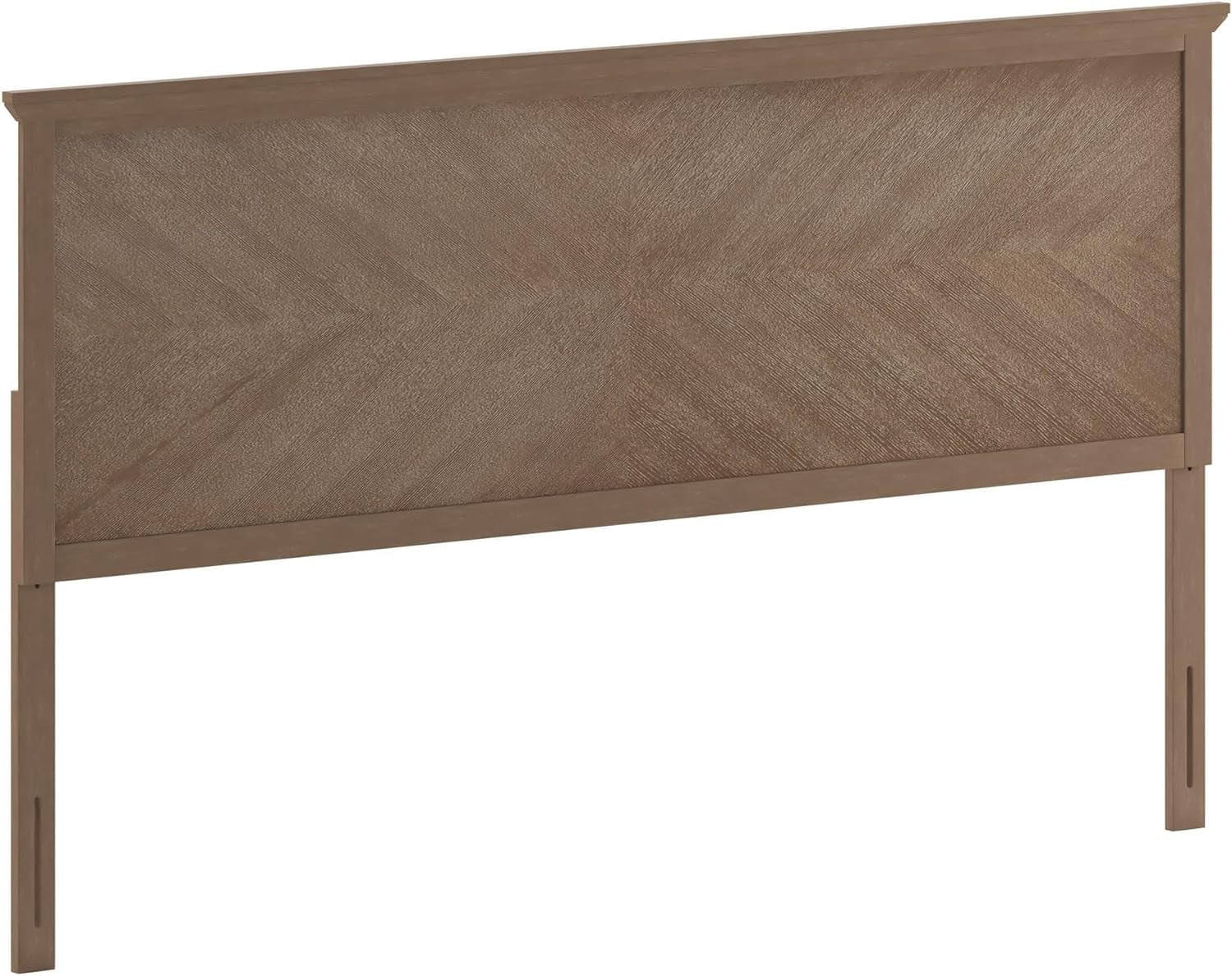 DONFU Fiona Herring Bone Wooden Adjustable Headboard for Universal