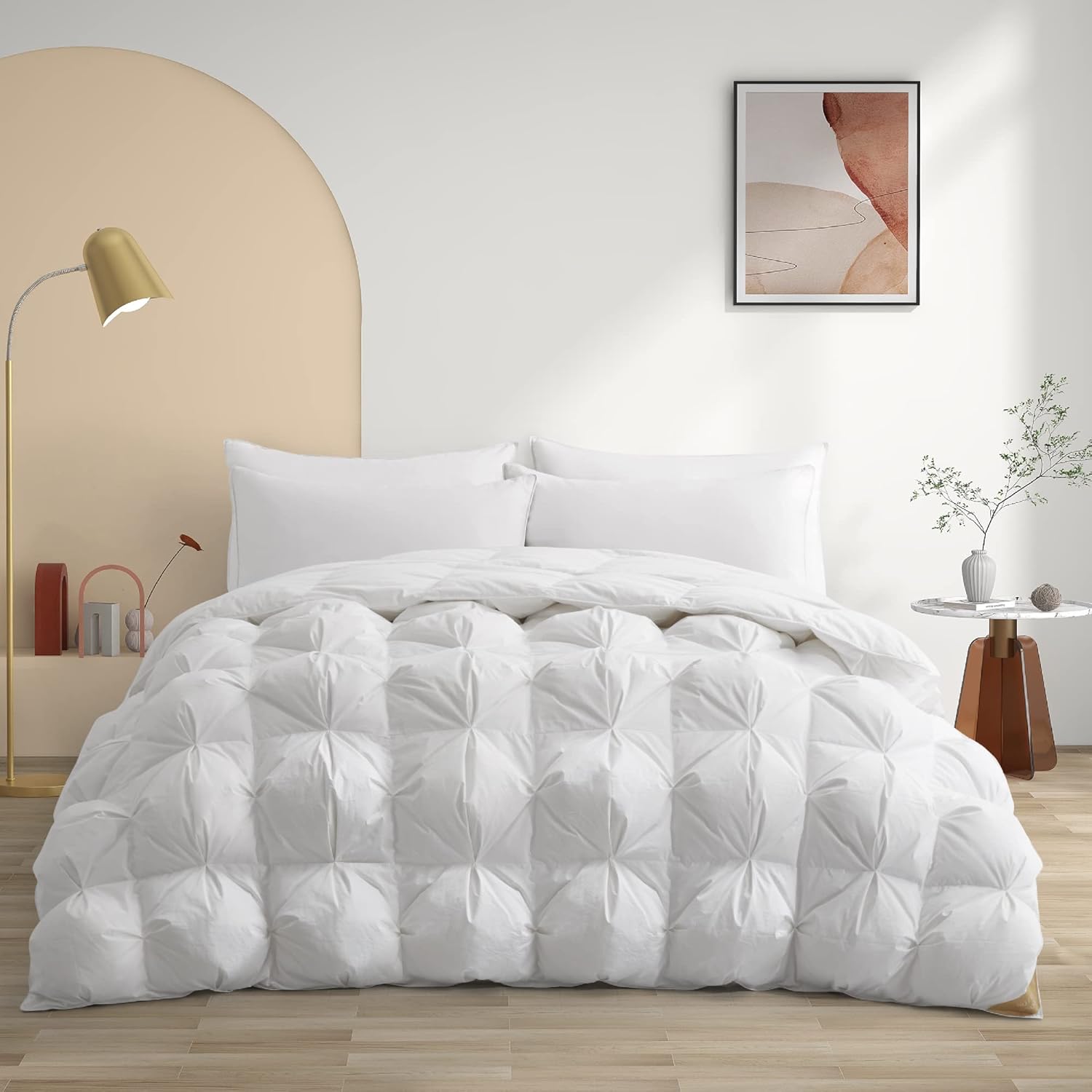 DONFU Goose Down Comforter King Size, 800 Fill Power Lightweight