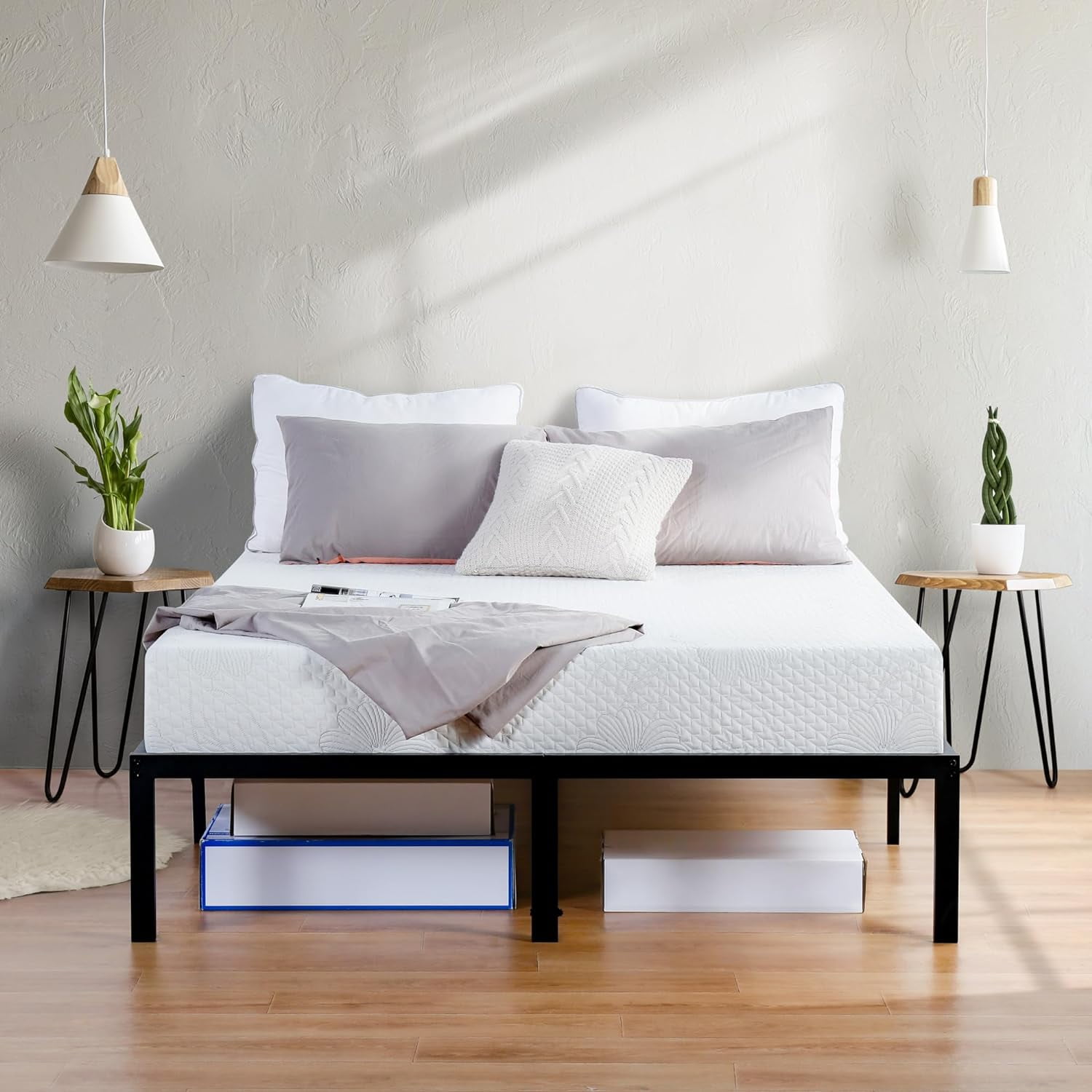 DONFU King Mattress, 9 Inch Gel Memory Foam Mattress, Gel Infused for