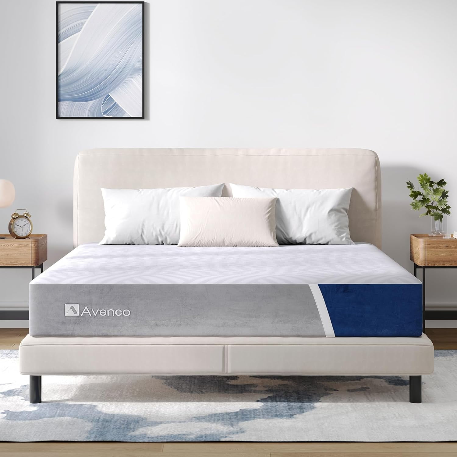 DONFU King Size Mattress, 12 inch King Mattress with Gel Memory Foam