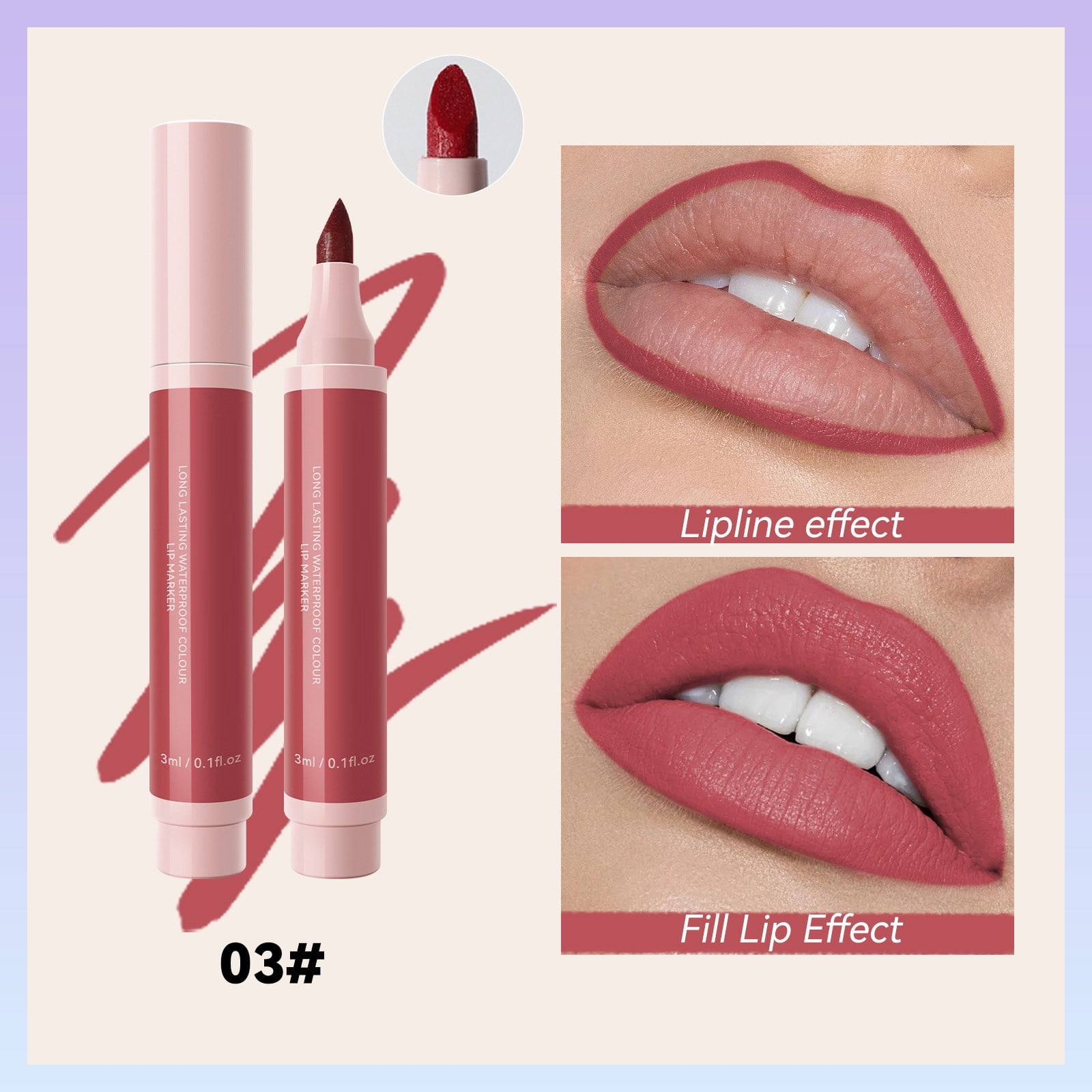 DONGGWTS Lip Gloss Light Lip Gloss Pen And Long Lasting Non Stick Lip Gloss Liquid Mama Earth ...