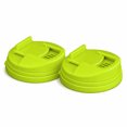 thumbnail image 1 of DONGHEHH Clearance 2-Pack Beverage Can Lid Covers, Reusable 5.8 cm Soda Can Sealing Lids for Soft Drink, Beer and Sparkling Water Cans, Portable Spill-Resistant Can Caps, Green, 1 of 4