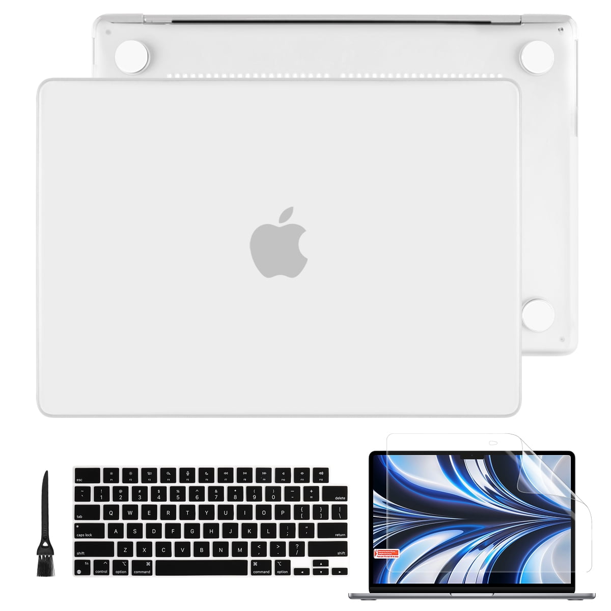 MOSISO Compatibel met MacBook Air 13 inch hoes 2021, 2020, 2019, 2018