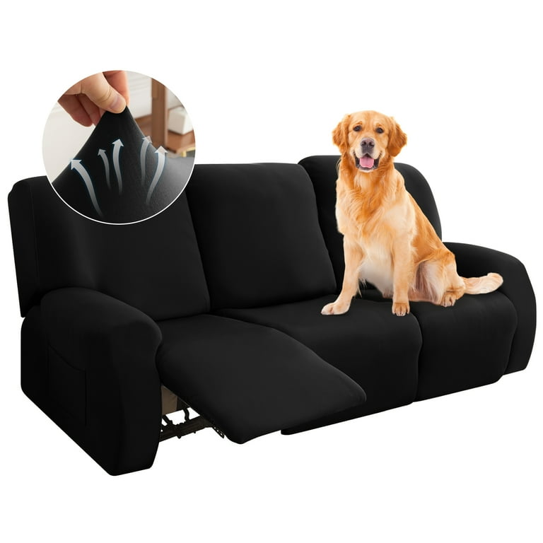 DONGPAI Pieces Recliner Sofa Covers Stretch Reclining Couch - Main Image