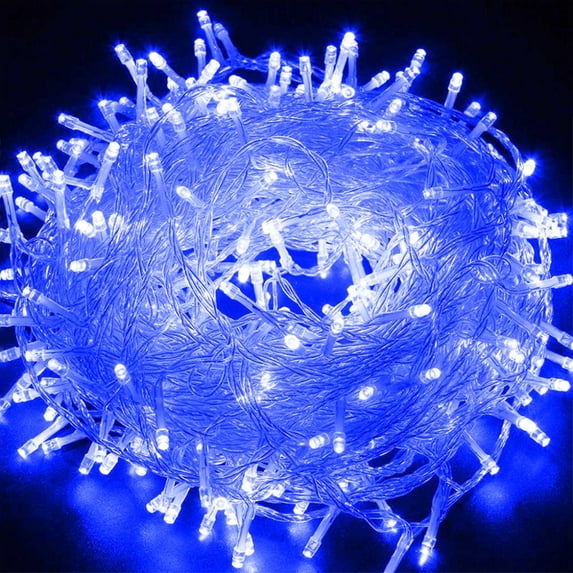 DONGPAI 328Ft 1000LEDs Extra Long Christmas String Light, 8 Lighting Modes Outdoor Waterproof Christmas Lights for Indoor Outdoor Wedding Party Home Garden Decoration, Blue