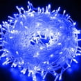 thumbnail image 1 of DONGPAI 98Ft 300LEDs Christmas String Light, 8 Lighting Modes Outdoor Waterproof Christmas Lights for Indoor Outdoor Wedding Party Home Garden Decoration, Blue, 1 of 8