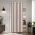 thumbnail image 1 of DONGPAI Blackout Curtains for Doorways and Closets, Privacy Door Curtain Room Divider Thermal Insulated Door Curtain, 1 Panel, 34" x 80", Beige, 1 of 8