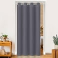 thumbnail image 1 of DONGPAI Blackout Curtains for Doorways and Closets, Privacy Door Curtain Room Divider Thermal Insulated Door Curtain, 1 Panel, 52" x 80", Gray, 1 of 8