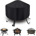 thumbnail image 1 of DONGPAI Fire Pit Cover Round for Fire Pit, 33-48 Inch Waterproof Dustproof Outdoor Fire Bowl Cover Full Coverage Patio Round Fire Pit Cover, 1 of 8